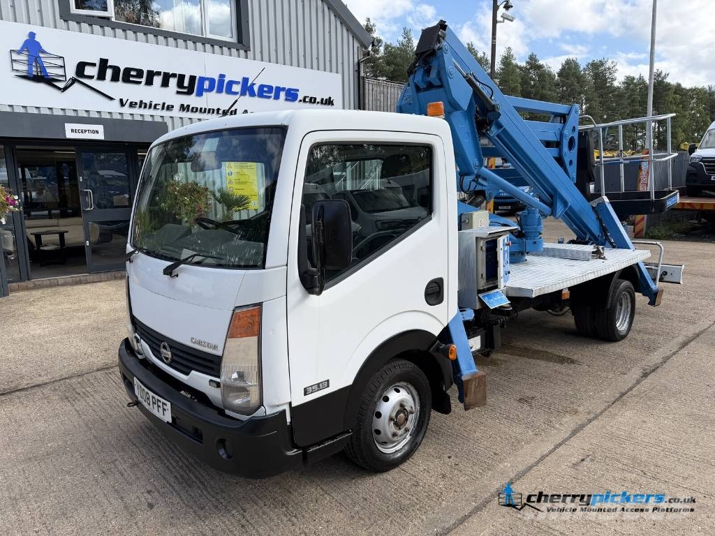 Nissan Cabstar CTE Z20E Cherry Picker المنصات الهوائية المثبتة على شاحنة
