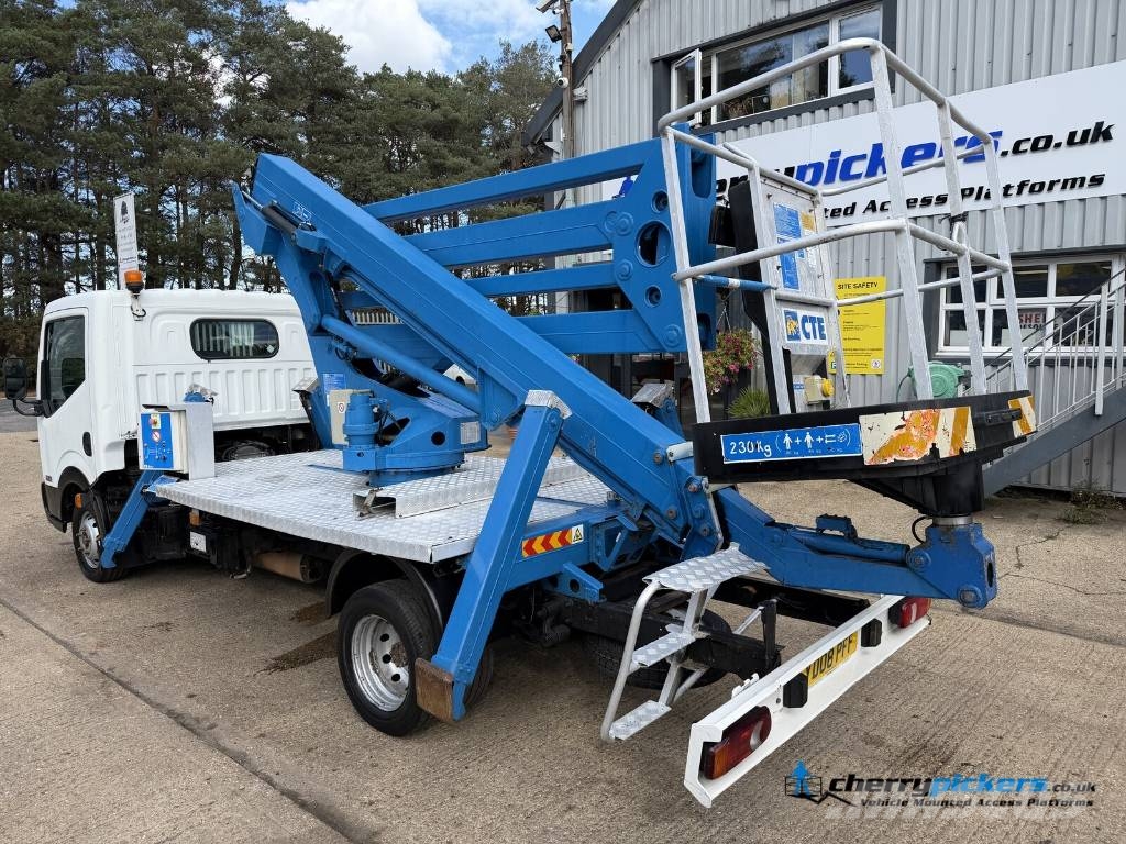 Nissan Cabstar CTE Z20E Cherry Picker المنصات الهوائية المثبتة على شاحنة