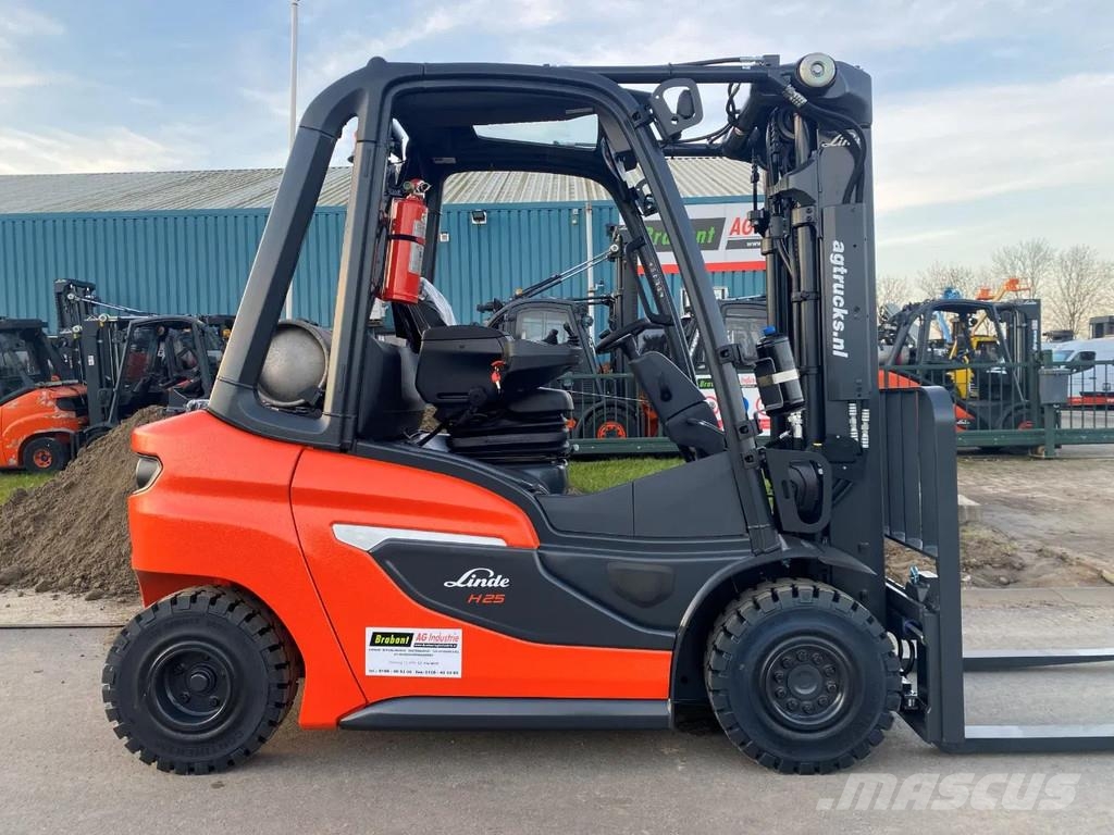 Linde H25T-01 LPG heftrucks