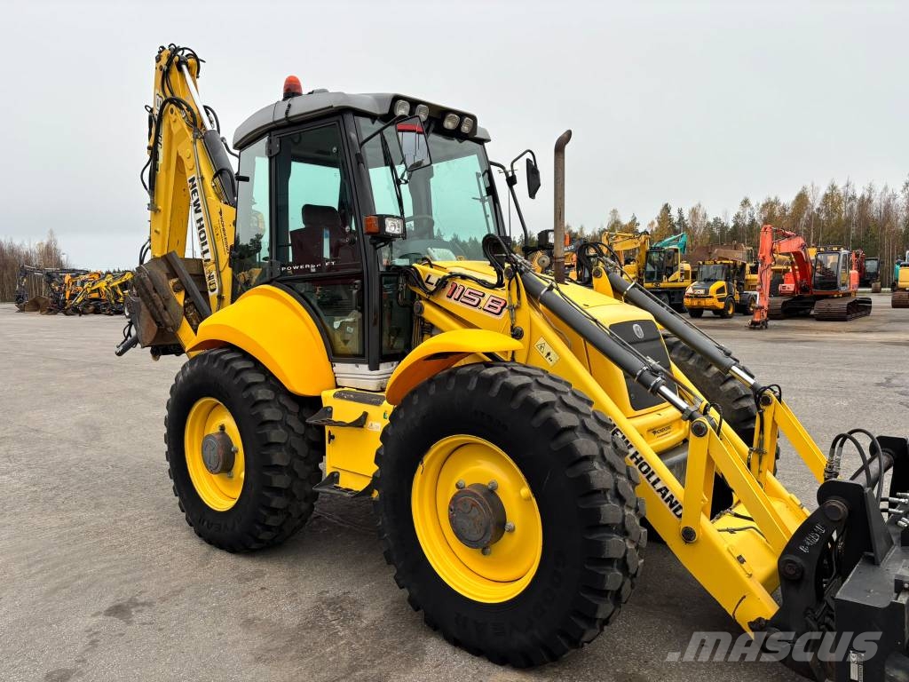 New Holland LB 115 B-4 PS/ Kallistaja, 2 kauhaa, Hyd-piikit Ekskavaatorlaadurid