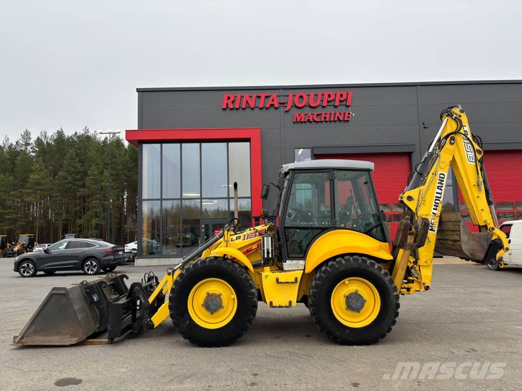 New Holland LB 115 B-4 PS/ Kallistaja, 2 kauhaa, Hyd-piikit Ekskavaatorlaadurid