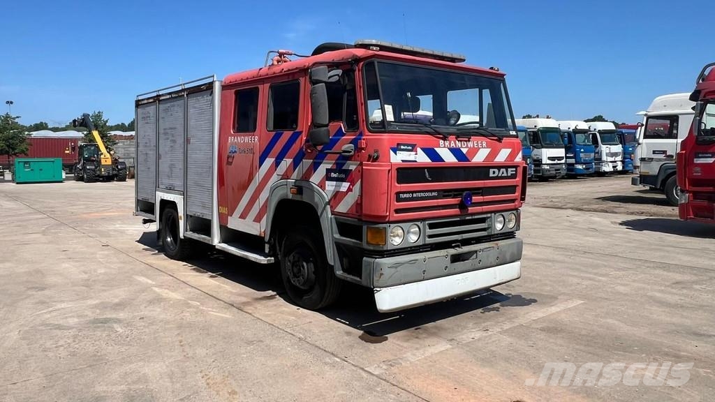 DAF 1700 ATI (FIRETRUCK / 60.000 KM / MANUAL PUMP / PO Brandbilar