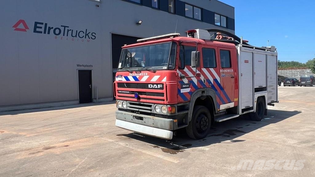 DAF 1700 ATI (FIRETRUCK / 60.000 KM / MANUAL PUMP / PO Brandbilar