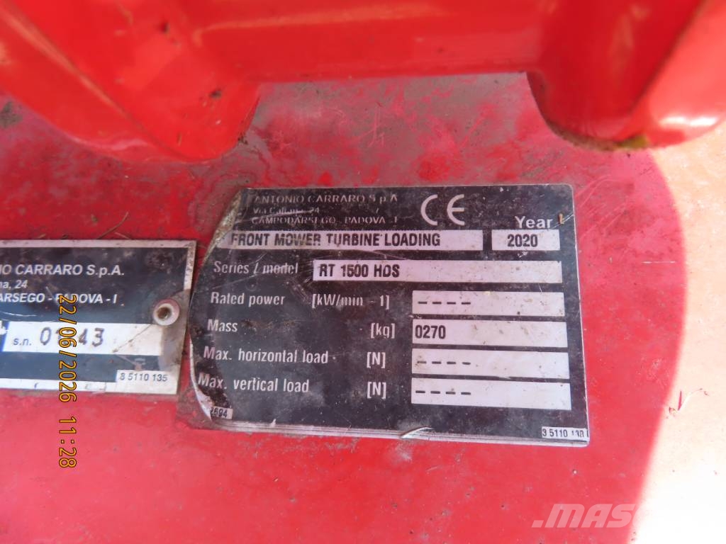 Antonio Carraro TTR 4400 HST II traktor + tartozékok Трактори
