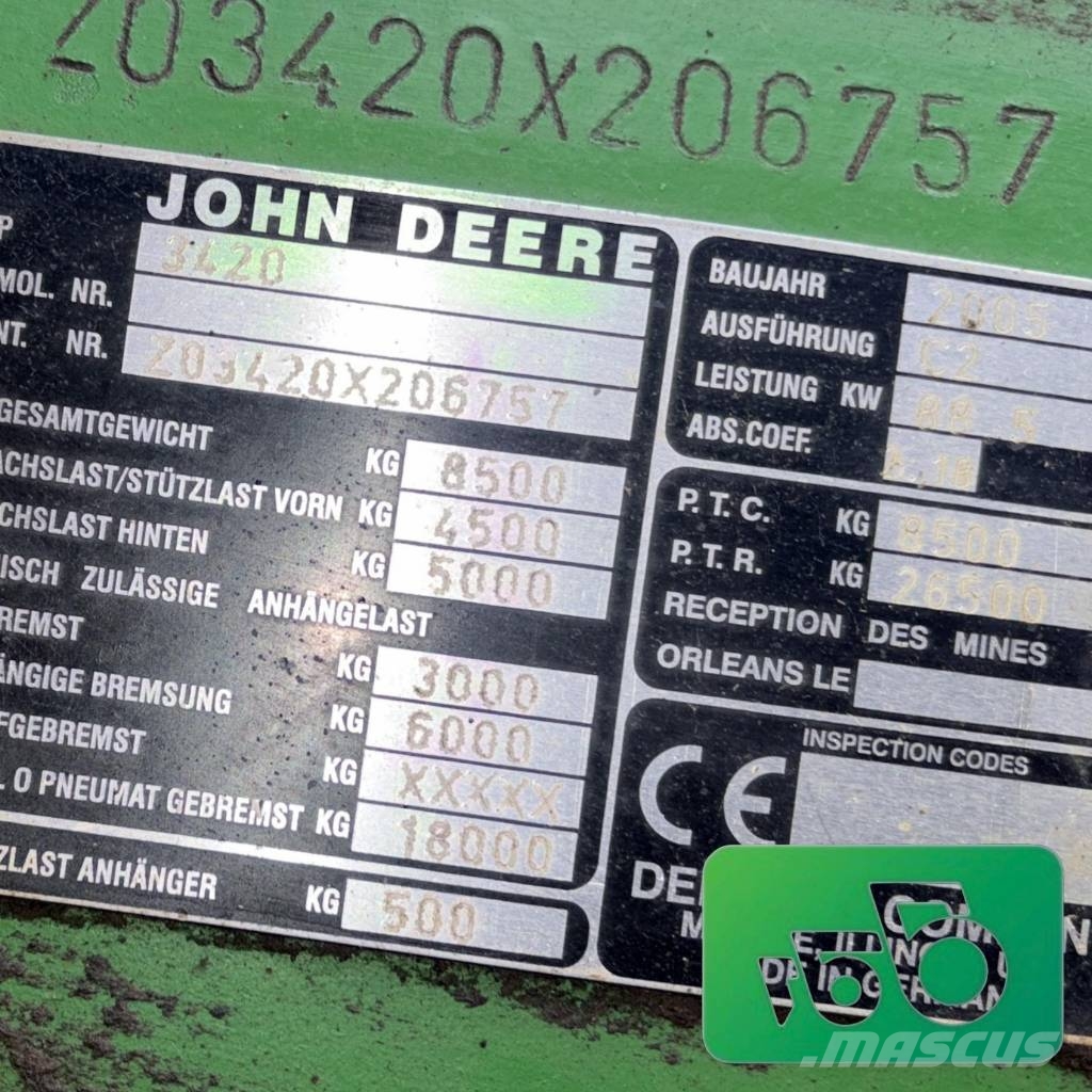 John Deere 3420 Parts Chassis and suspension