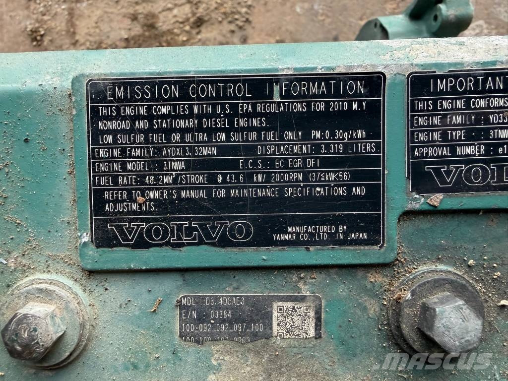 Volvo D3.4DCAE3 Motoren