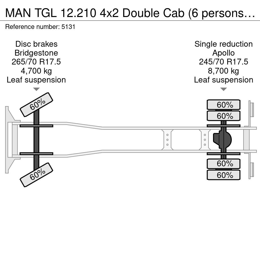 MAN TGL 12.210 4x2 Double Cab (6 persons) Euro4 - Open Kamioni sa otvorenim sandukom