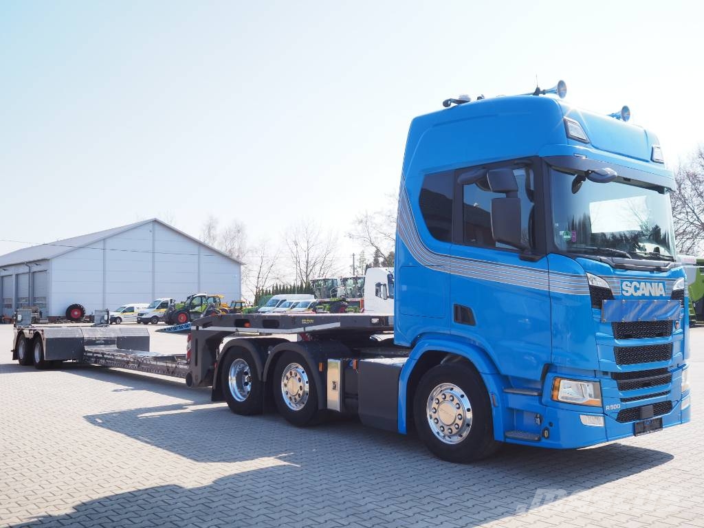 Scania R500 6x2/4 + Recker SA-DLS Camiones plataforma