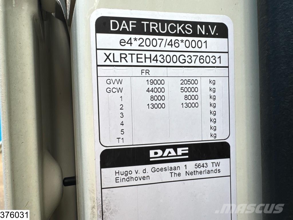 DAF XF 480 EURO 6, ACC, Standairco Sattelzugmaschinen