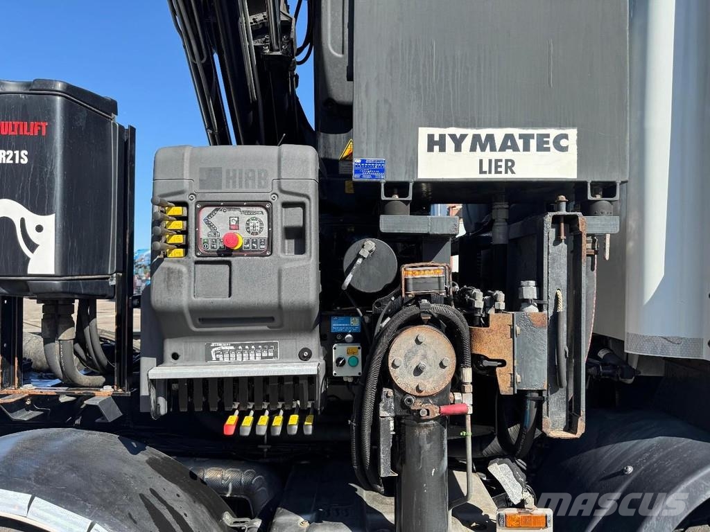 DAF CF 400 8X4 EURO 6 + HIAB X-HIDUO 256EP-4 + REMOTE Hákový nosič kontejnerů