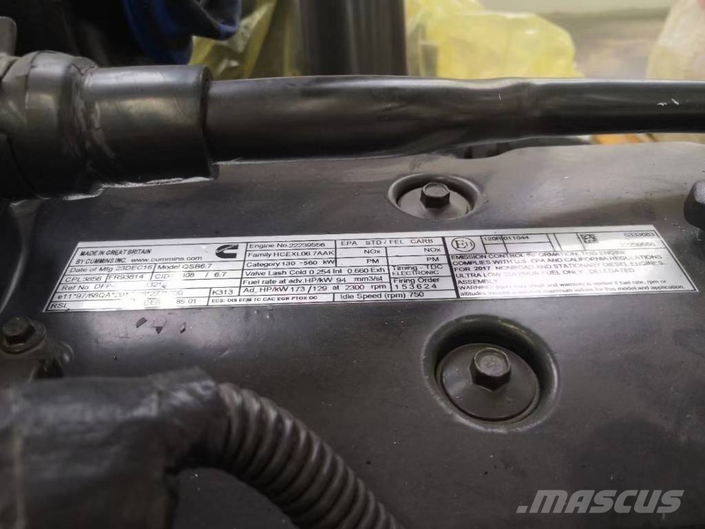 Cummins QSB 6.7CPL3856 construction machinery motor Motori za građevinarstvo