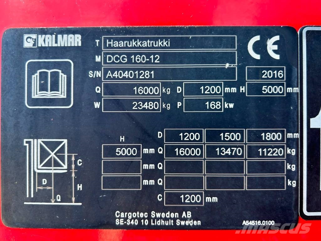 Kalmar DCG160-12 Diiseltõstukid