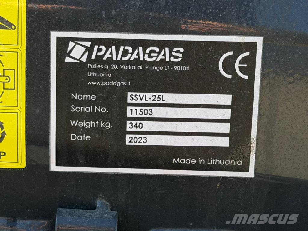Padagas SSVL-25L Nivelaura / Valtra & Vila / Kuin uusi! / حراثات ونصول الجليد