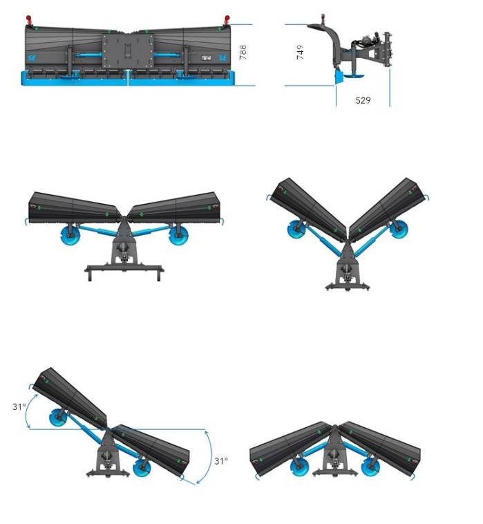 SE VIKPLOG 2,8HD - 4,0 METER Άροτρα
