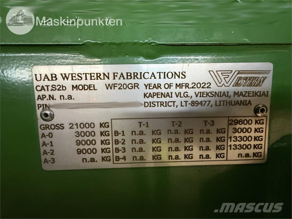 UAB Western WF20GR Viljavankrid
