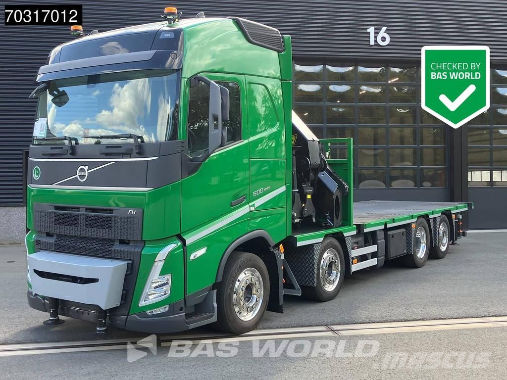 Volvo FH 500 8X2 COMING SOON! NEW Palfinger PK53002 SH-F Ciężarówki typu Platforma / Skrzynia