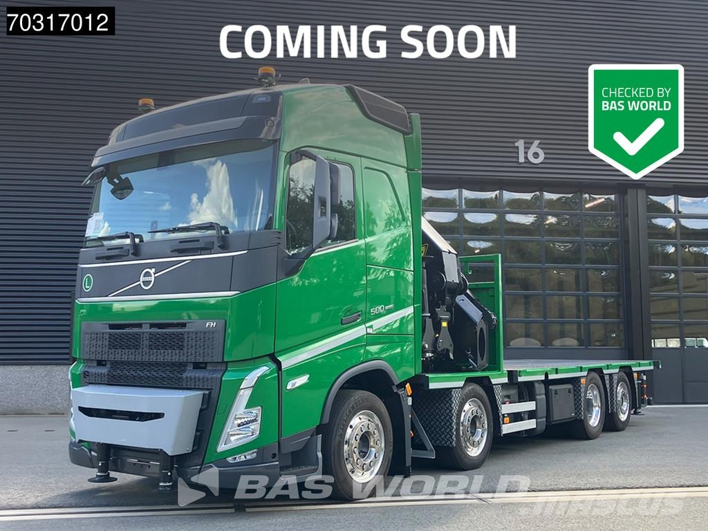 Volvo FH 500 8X2 COMING SOON! NEW Palfinger PK53002 SH-F Ciężarówki typu Platforma / Skrzynia
