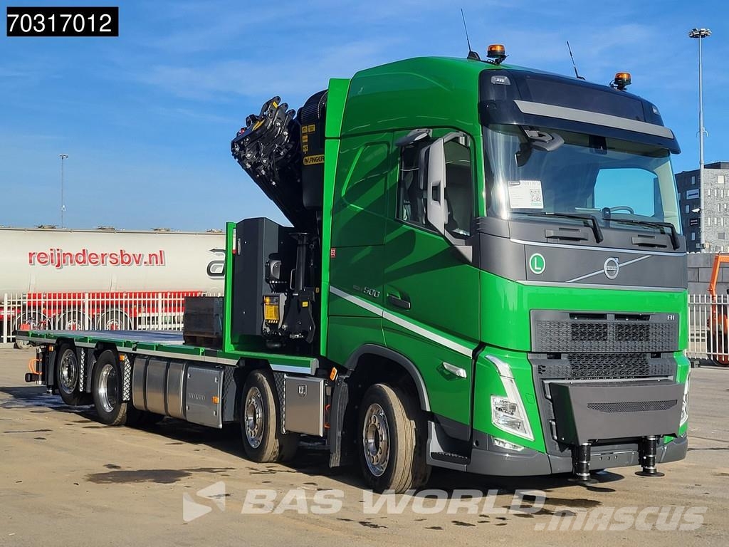 Volvo FH 500 8X2 NEW Palfinger PK53002 SH-F Crane 2.5t W Flatbed / Dropside trucks