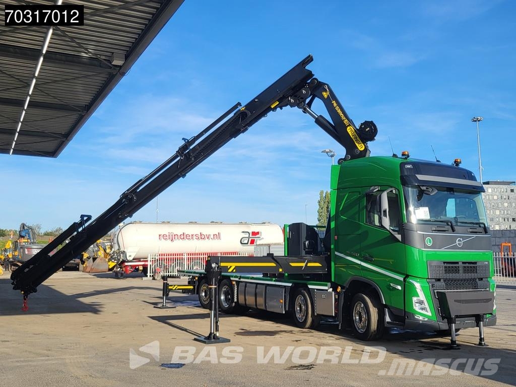 Volvo FH 500 8X2 NEW Palfinger PK53002 SH-F Crane 2.5t W Flatbed / Dropside trucks