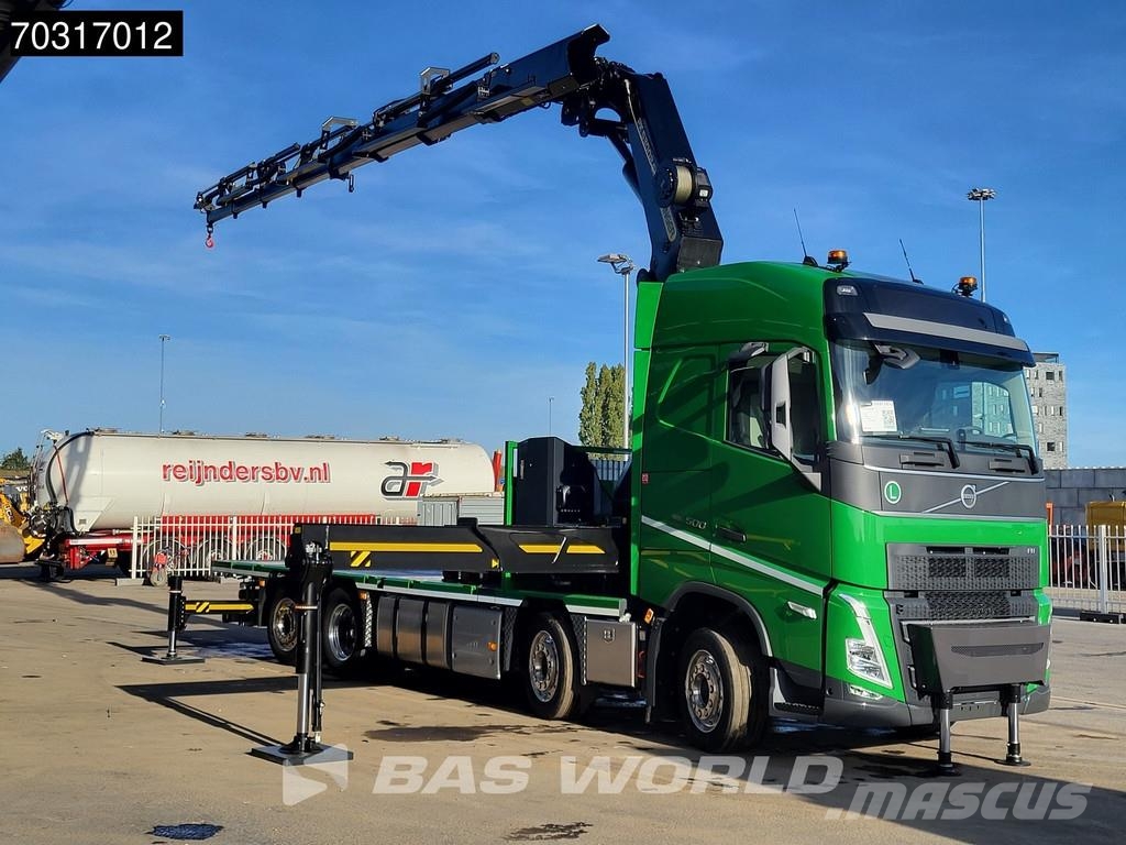 Volvo FH 500 8X2 NEW Palfinger PK53002 SH-F Crane 2.5t W Flatbed / Dropside trucks