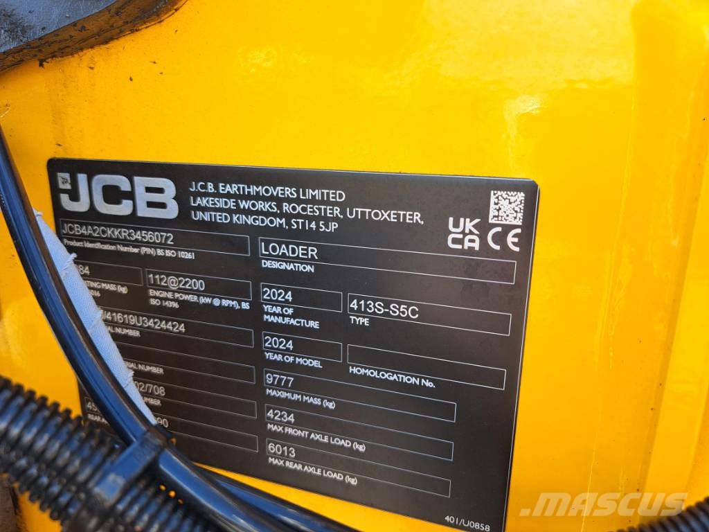 JCB 413 S Cargadoras sobre ruedas