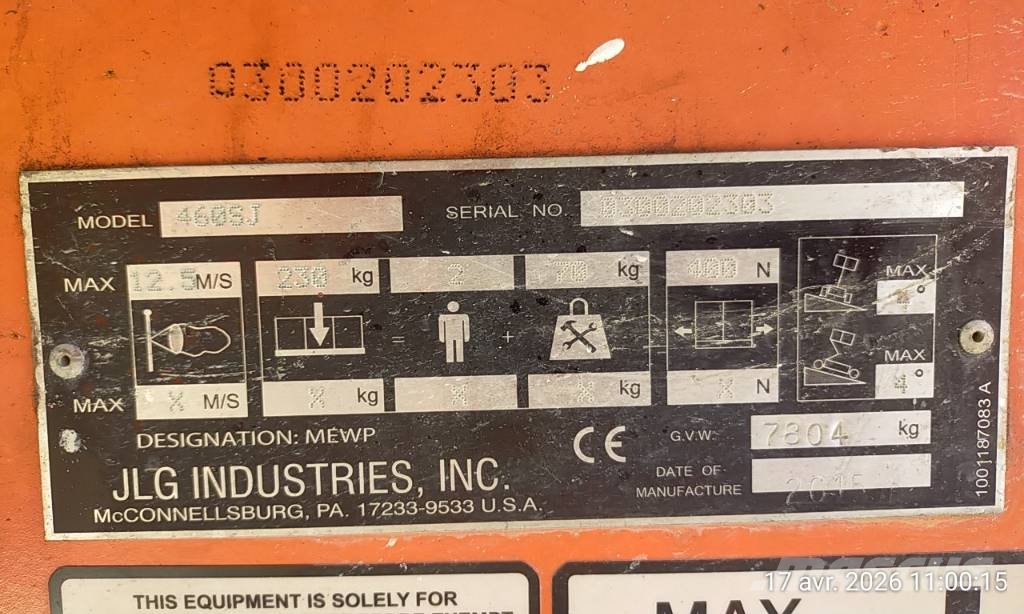 JLG 460 SJ Telescoophoogwerkers