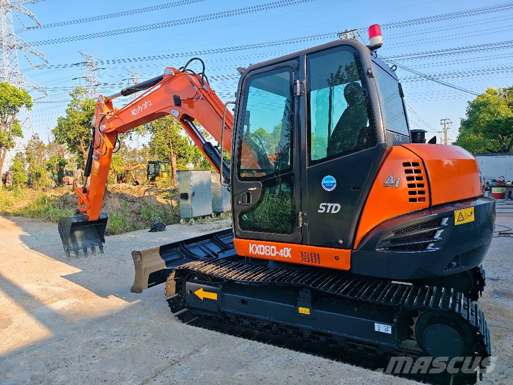 Kubota KX 080-4 CX حفارات وسط 7 طن - 12 طن