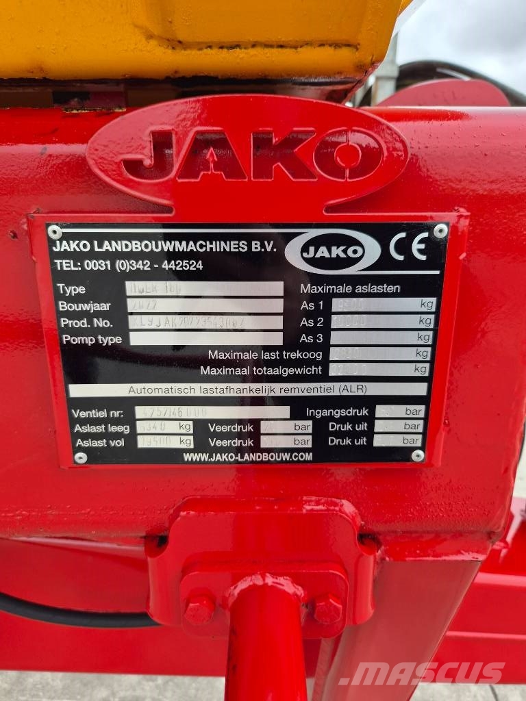 Jako Tiger 180 kipper Kiper prikolice