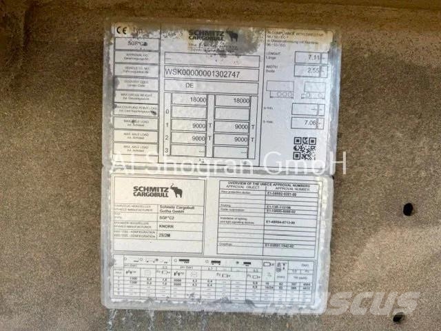 Schmitz Cargobull SGF C2 / 3 x - Seiten Kipper / Tandem Самоскиди
