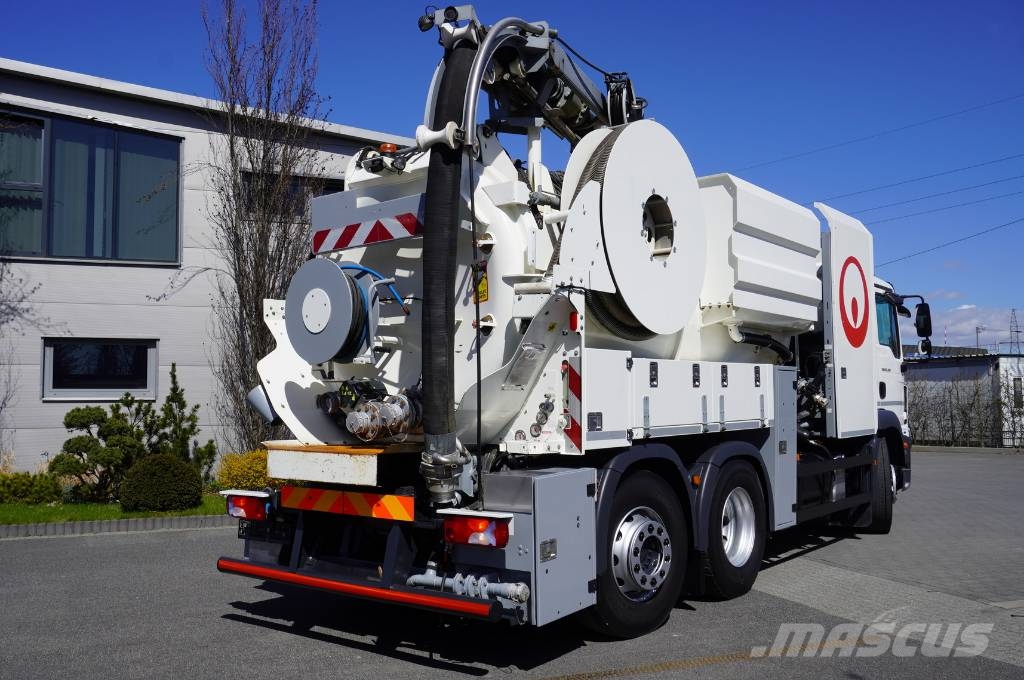 MAN TGM 26.340/ RIVARD sewage cleaner 11.8 m3/ 2 units Χρηστικές μηχανές