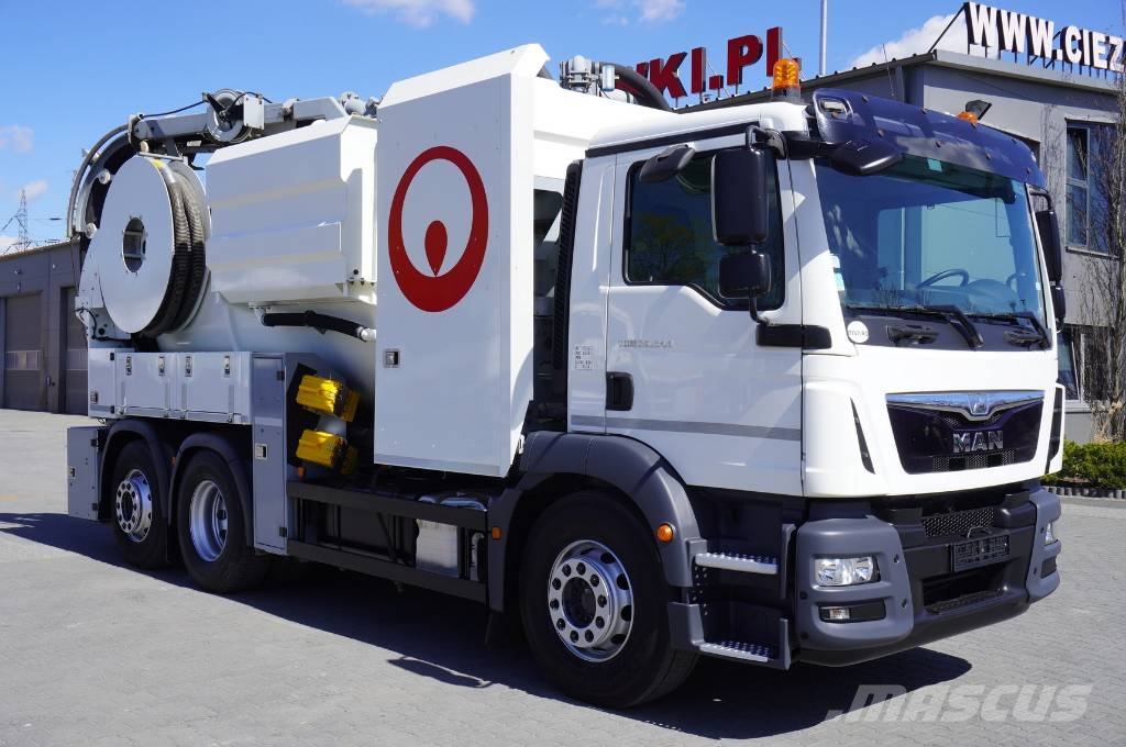 MAN TGM 26.340/ RIVARD sewage cleaner 11.8 m3/ 2 units Χρηστικές μηχανές