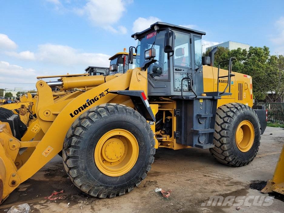 Lonking LG855N Gumikerekes homlokrakodók