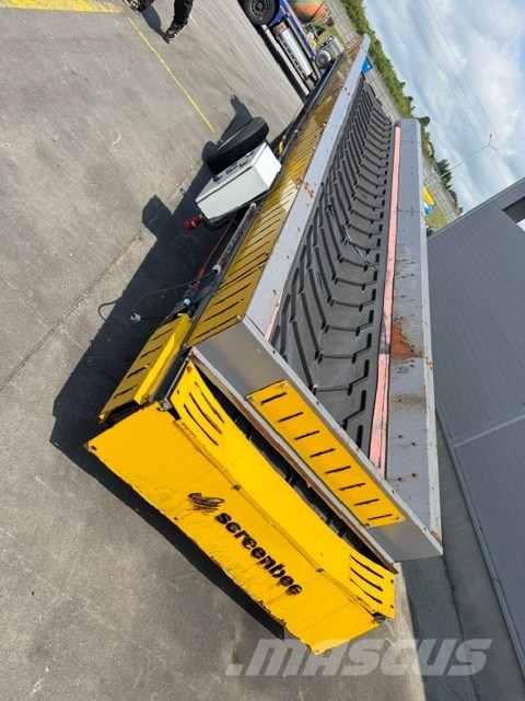 Doppstadt Taśmociąg 1000x6000mm ELECTRIC BELT ماكينات تقطيع أخشاب الحراجة