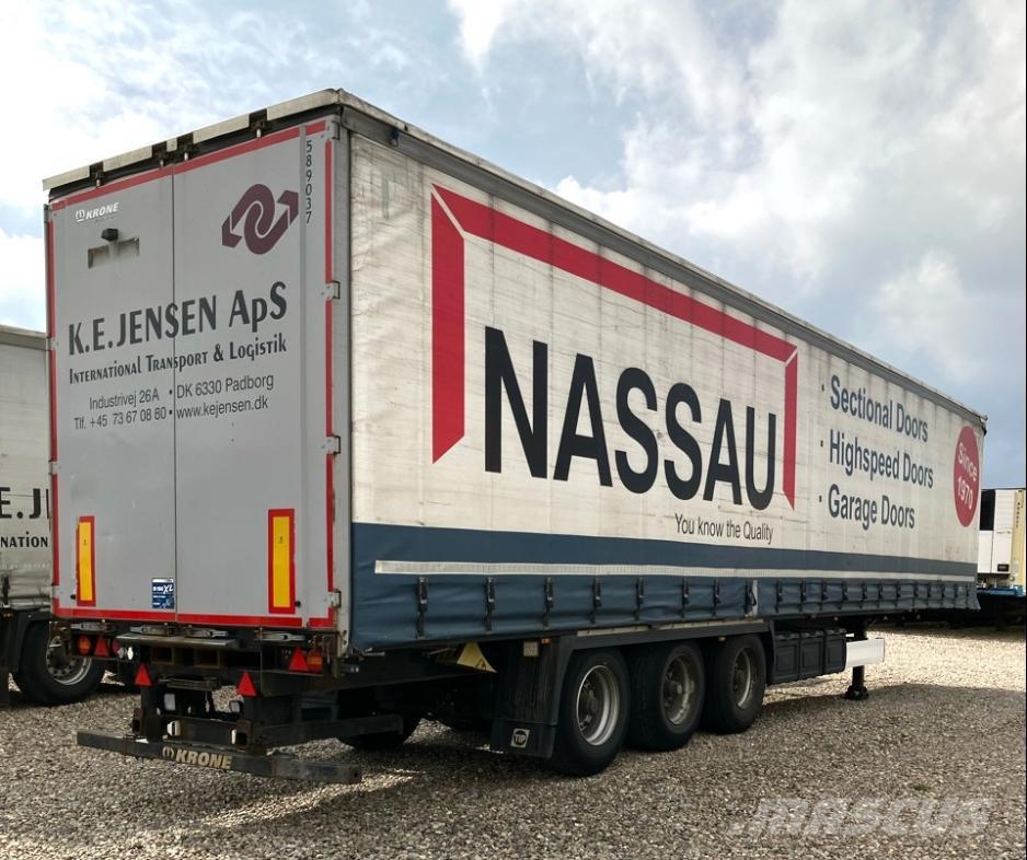 Krone Trailer Curtainsider Sliding Roof Straight Curtainsiderauflieger