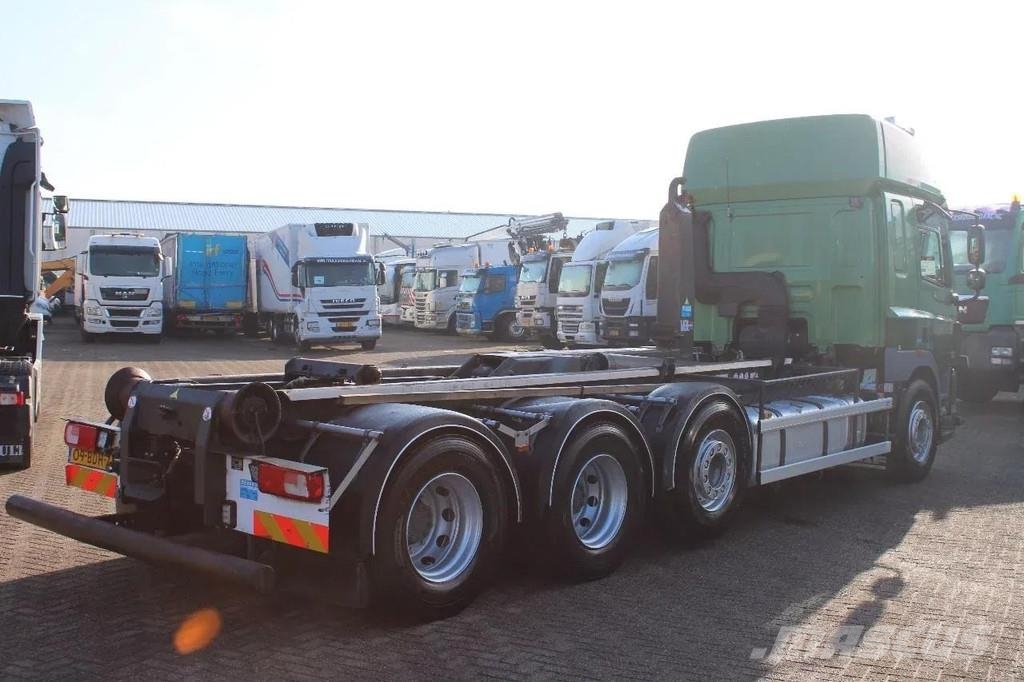 DAF CF 85.460 8X4 + 30 TON VDL hook + euro 5 Rol kiper kamioni sa kukom za podizanje tereta