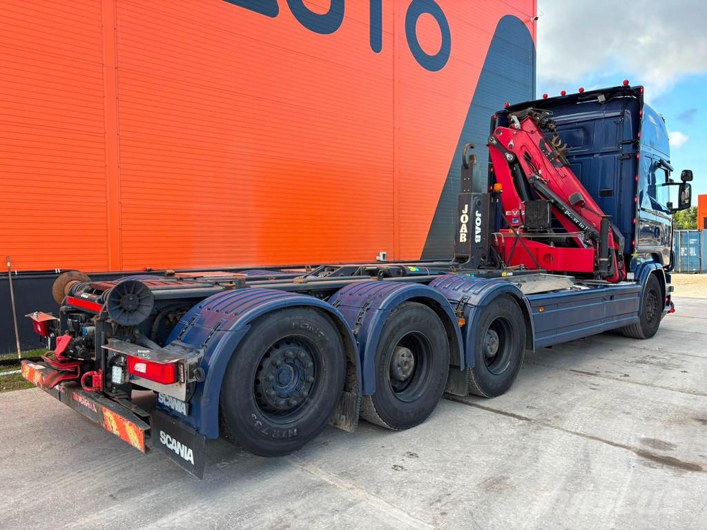 Scania R580 8x4*4 BIG AXELS / RETARDER / Smagās mašīnas ar celtni