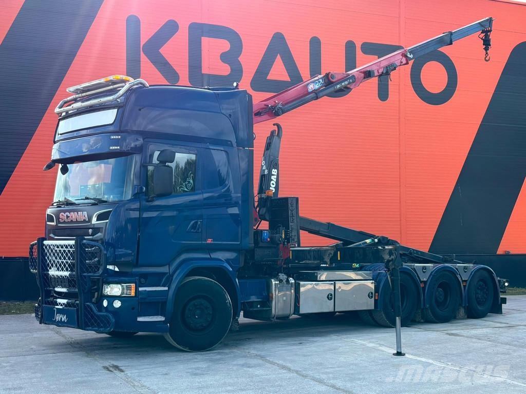 Scania R580 8x4*4 BIG AXELS / RETARDER / Smagās mašīnas ar celtni
