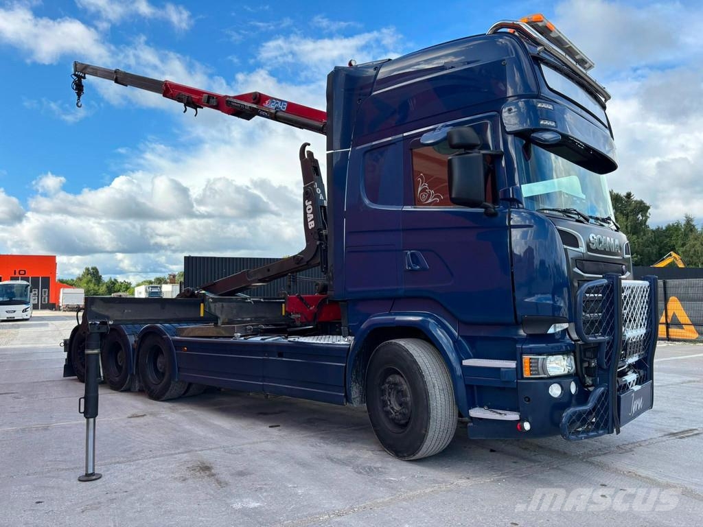 Scania R580 8x4*4 BIG AXELS / RETARDER / Smagās mašīnas ar celtni