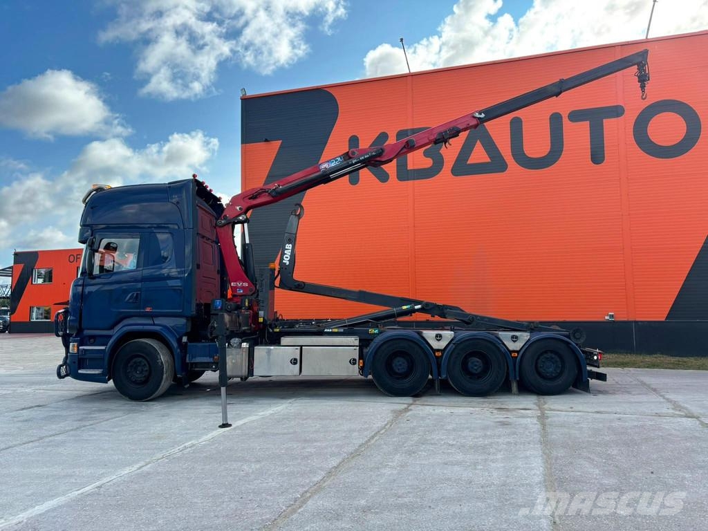 Scania R580 8x4*4 BIG AXELS / RETARDER / Smagās mašīnas ar celtni