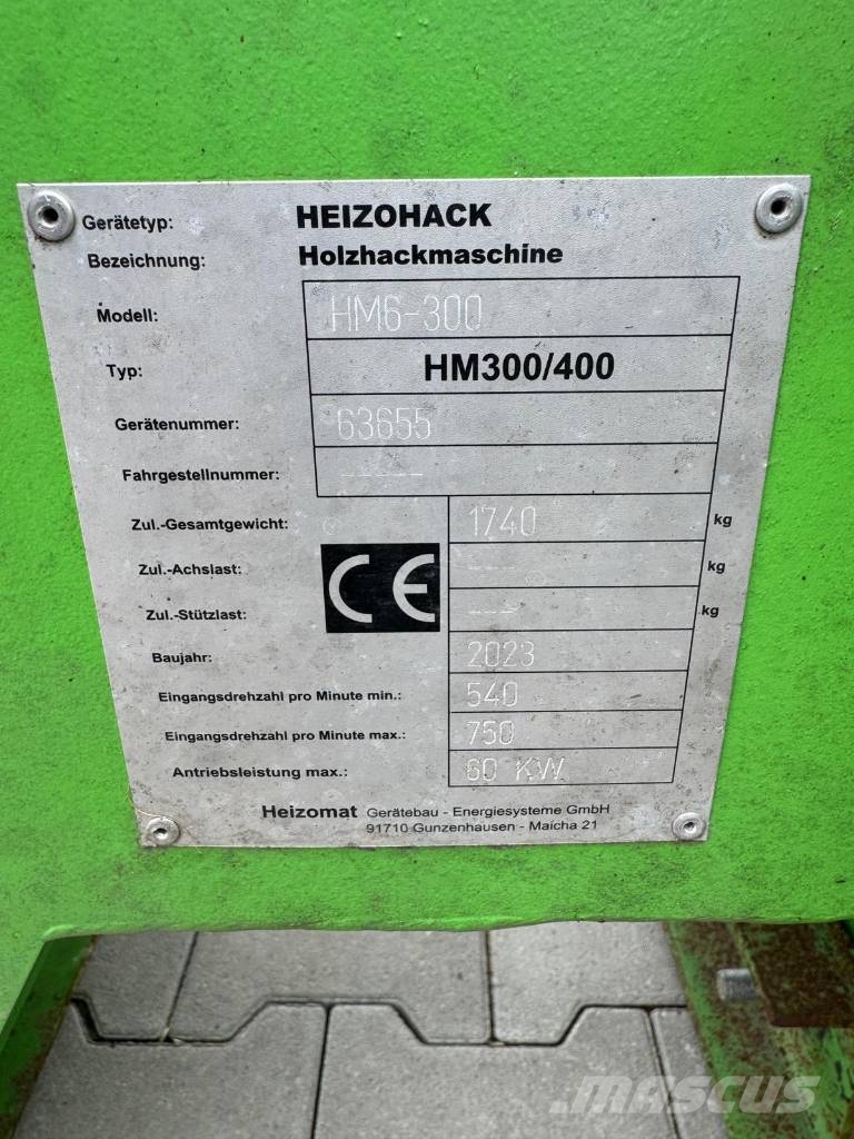 Heizohack HM6-300 Подрібнювачі деревини