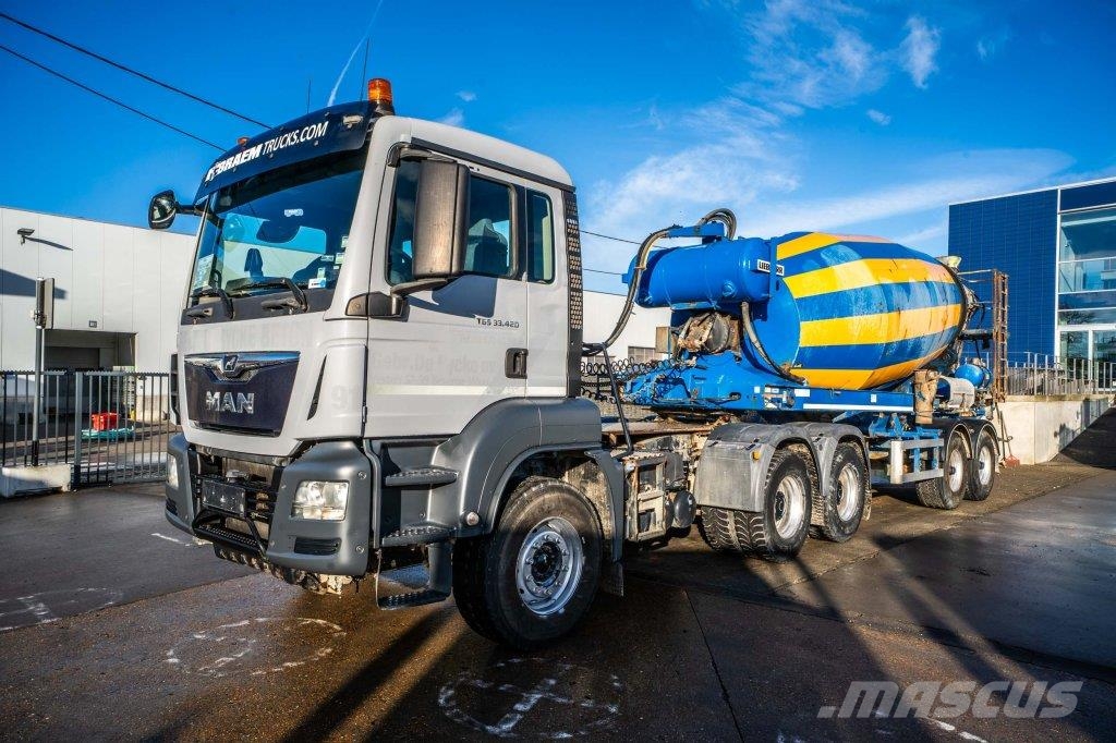 MAN TGS 33.420 BBS +LIEBHERR 12M3 混凝土搅拌车