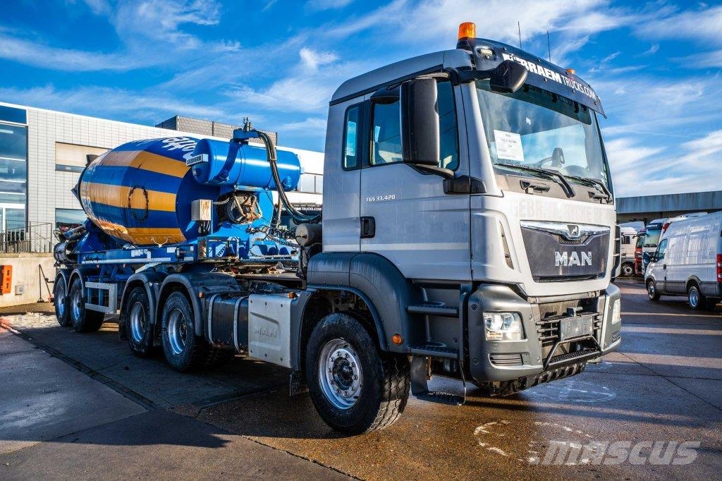 MAN TGS 33.420 BBS +LIEBHERR 12M3 混凝土搅拌车