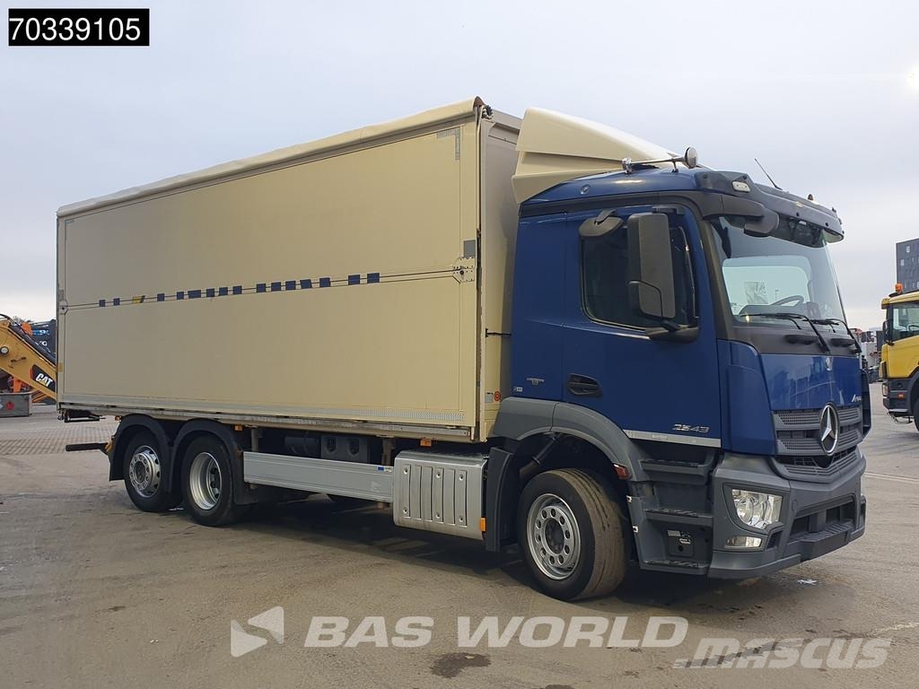 Mercedes-Benz Antos 2543 6X2 Full air suspension Steering axle R Box body trucks