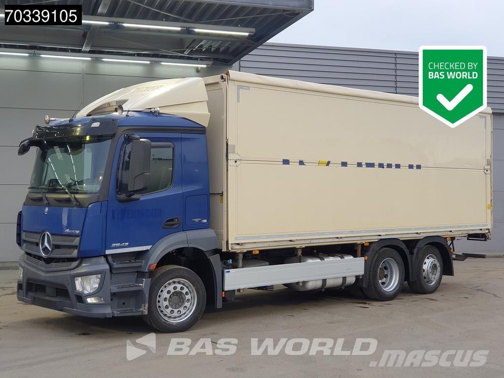 Mercedes-Benz Antos 2543 6X2 Full air suspension Steering axle R Box body trucks