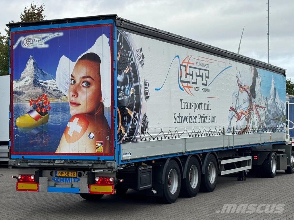 Schmitz Cargobull Schuifzeil met Borden / SAF-Axle / Code XL / Apk! Schuifzeilen
