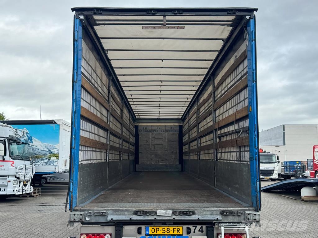 Schmitz Cargobull Schuifzeil met Borden / SAF-Axle / Code XL / Apk! Schuifzeilen