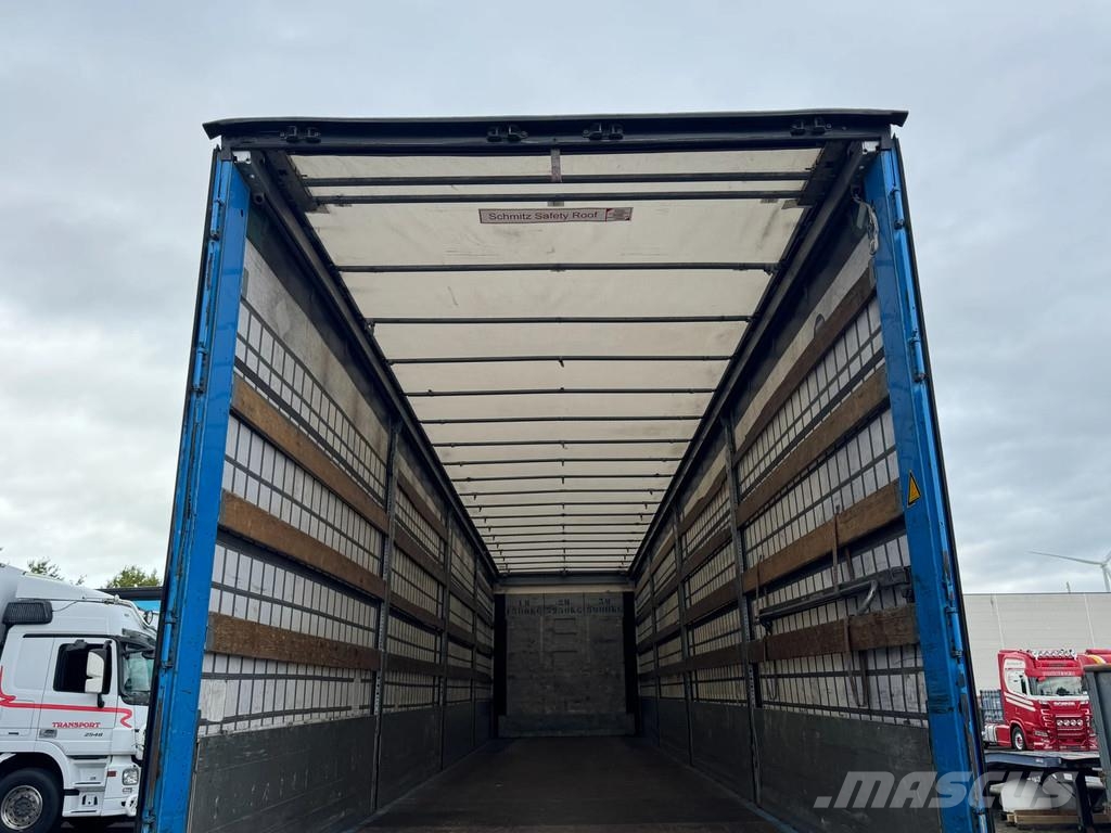 Schmitz Cargobull Schuifzeil met Borden / SAF-Axle / Code XL / Apk! Schuifzeilen