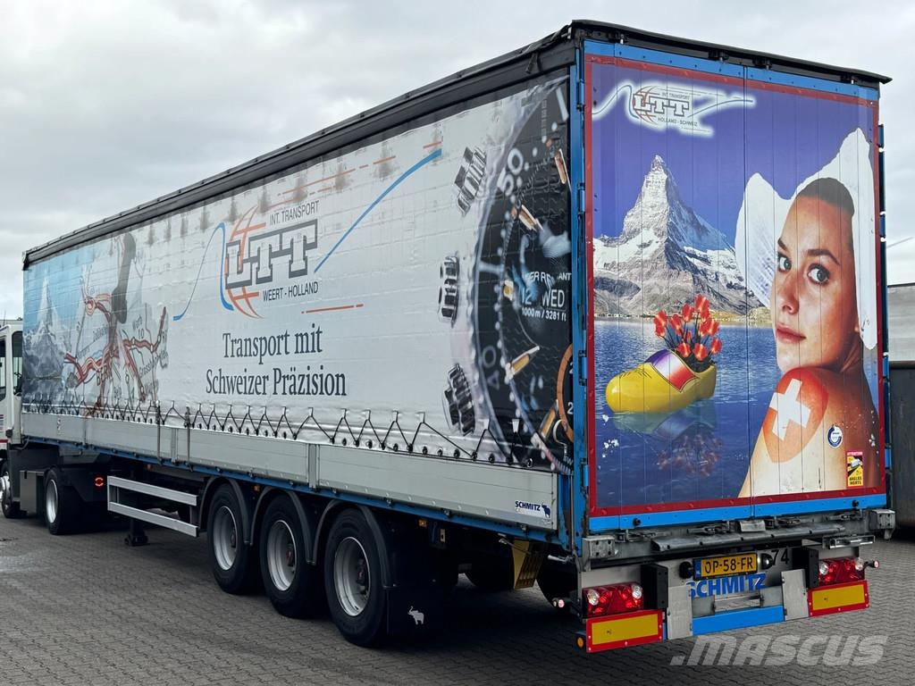 Schmitz Cargobull Schuifzeil met Borden / SAF-Axle / Code XL / Apk! Schuifzeilen