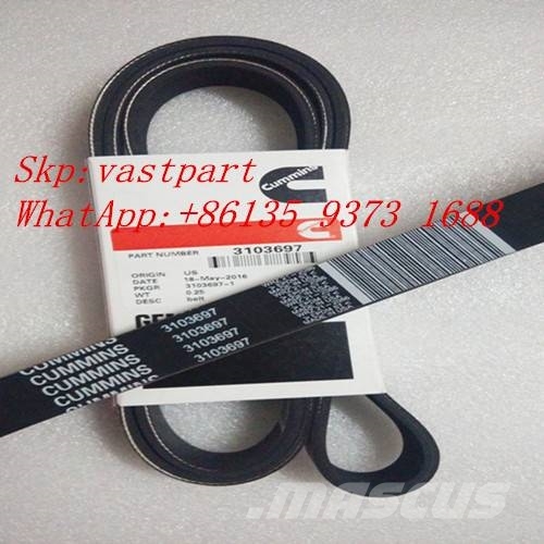 Cummins Ribbed Belt 3911557 3288768 3827697 3935335 380736 Motorer