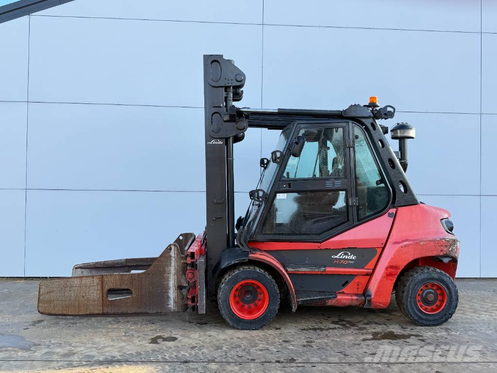 Linde H70D - Side Shift / Fork Positioners / Duplex Dīzeļa autoiekrāvēji